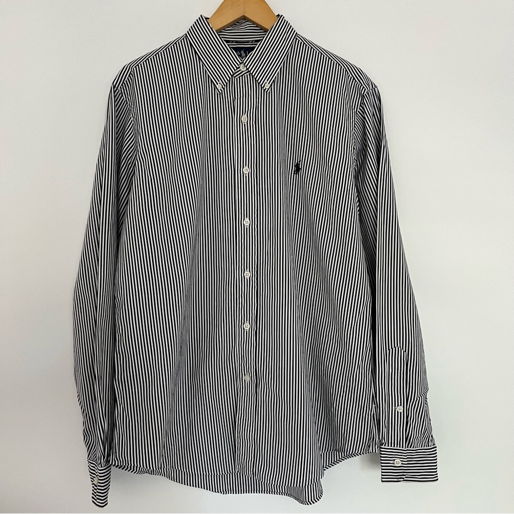 Ralph Lauren Custom Fit Long Sleeve Shirt - Large